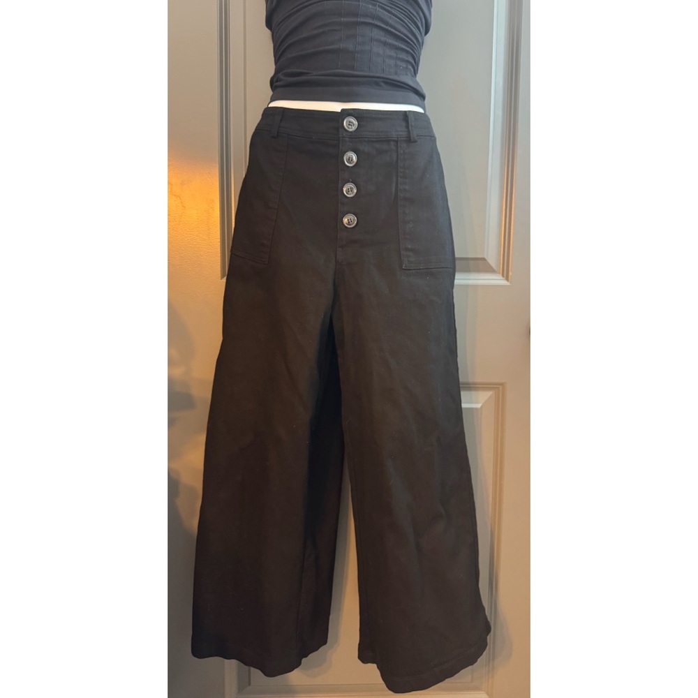 Miami Black Textured Fabric